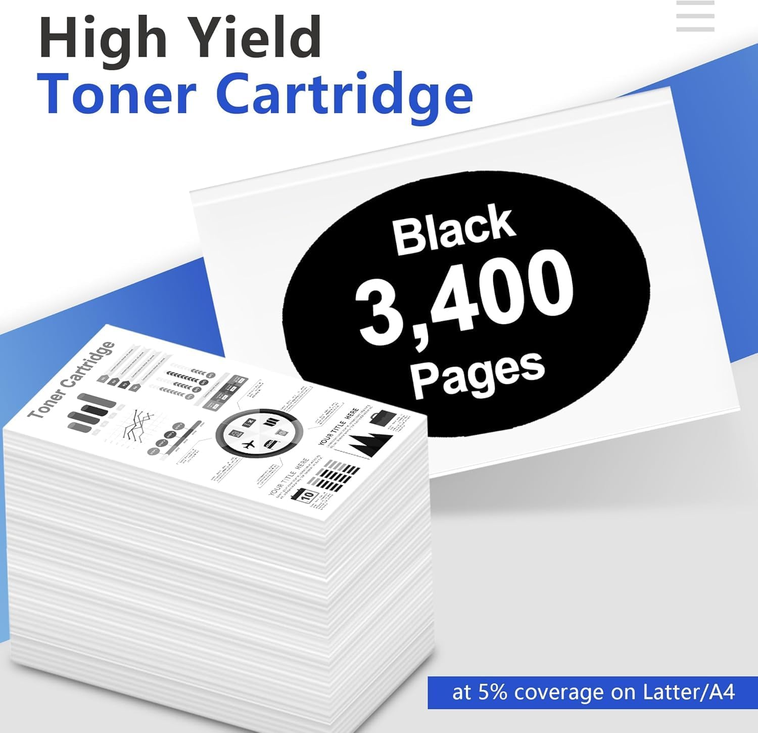 MLT-D116L High Yield Toner Cartridge, Black Replacement for Samsung MLT-D116L D116L Toner Cartridge for M2675FN M2676N M2676FH M2875FW M2875FD M2625 M2625D Printer (2-Pack)