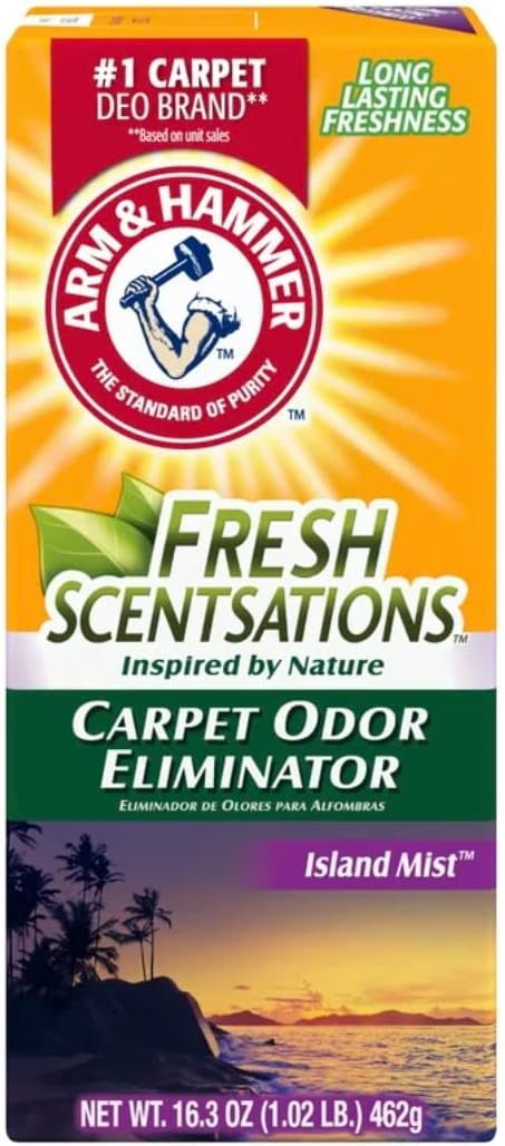 (Case of 6) Arm & Hammer Fresh Sensations Island Mist Carpet Odor Eliminator 16.3 Oz