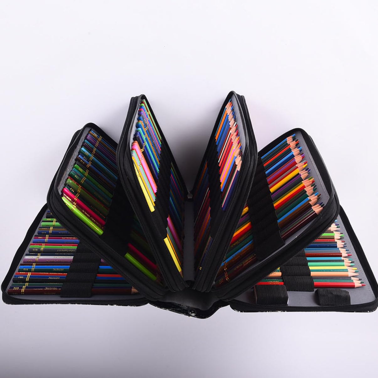 NUOBESTY Astuccio Porta Colori Multistrato Oxford, Cerniera, Grande Capacità, per Scuola e Organizzazione di Penne e Matite