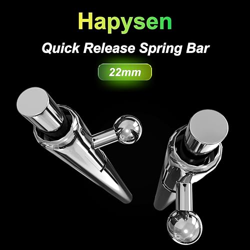 Miniatura 2 de Hapysen 22mm Quick Release Spring Bar Compatible for Samsung Galaxy Watch 3 (45mm)Gear S3 ClassicFrontierGalaxy Watch (46mm)Gear 2 R380  NeoNeo R381