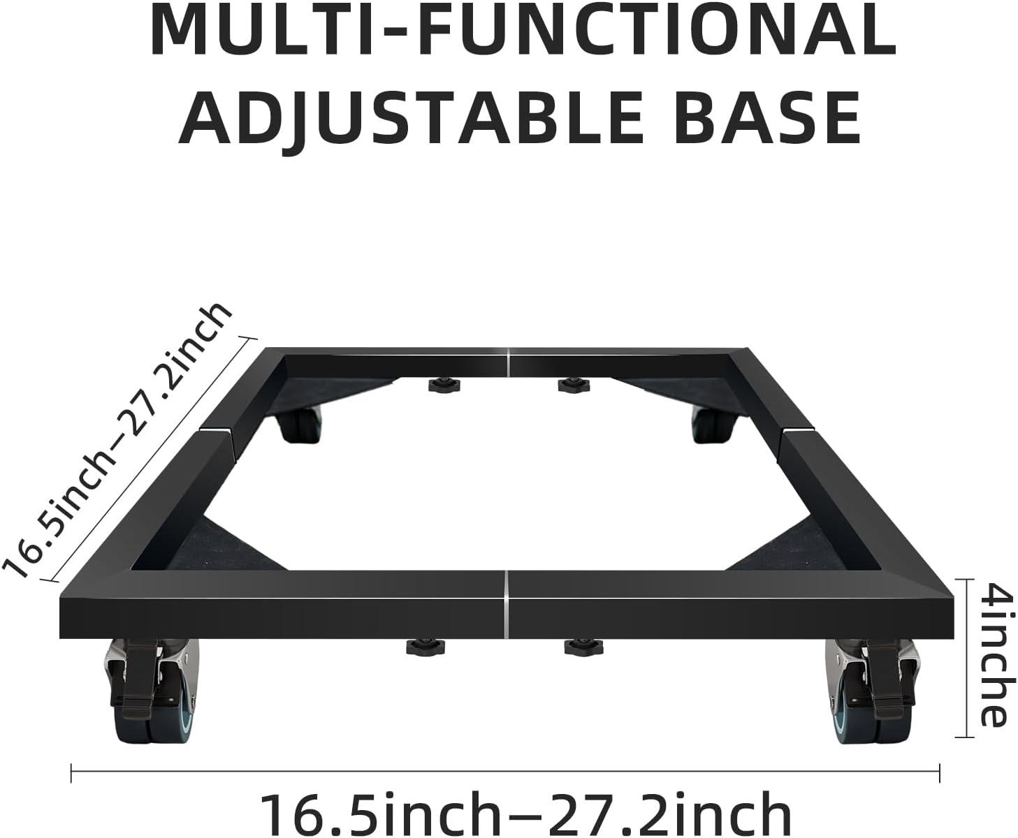 Heavy Duty Smoker Stand – Universal Mobile Base for Electric Smokers (Vertical/Digital), All-Steel Construction, 1000 lb Capacity