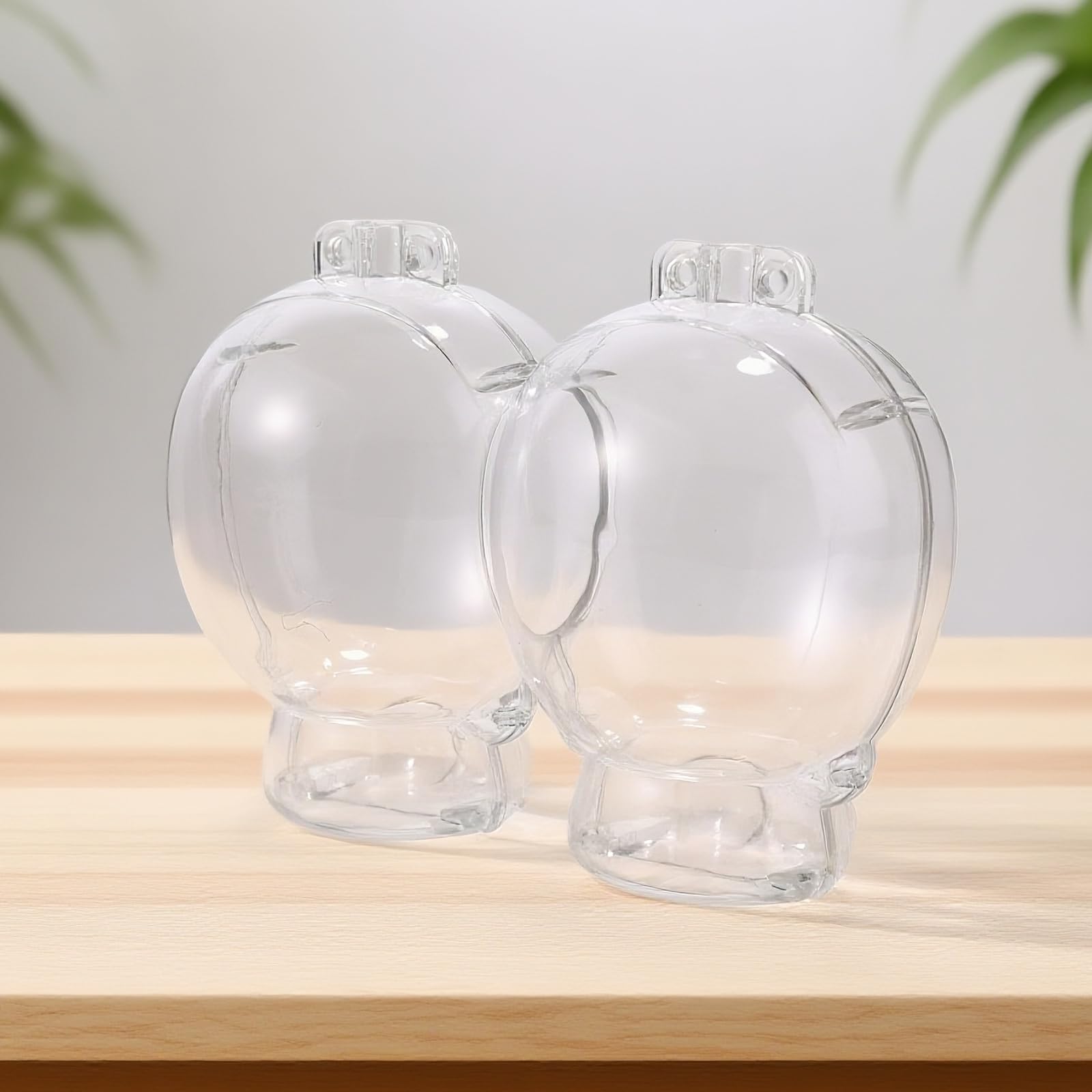 2pcs Clear Acrylic Protective Case for Cherry Doll Transparent Key Chain Display Box Keychain with Lanyard Storage Cover for Collectible Doll and Gift (Dolls Not Included) - Image 3