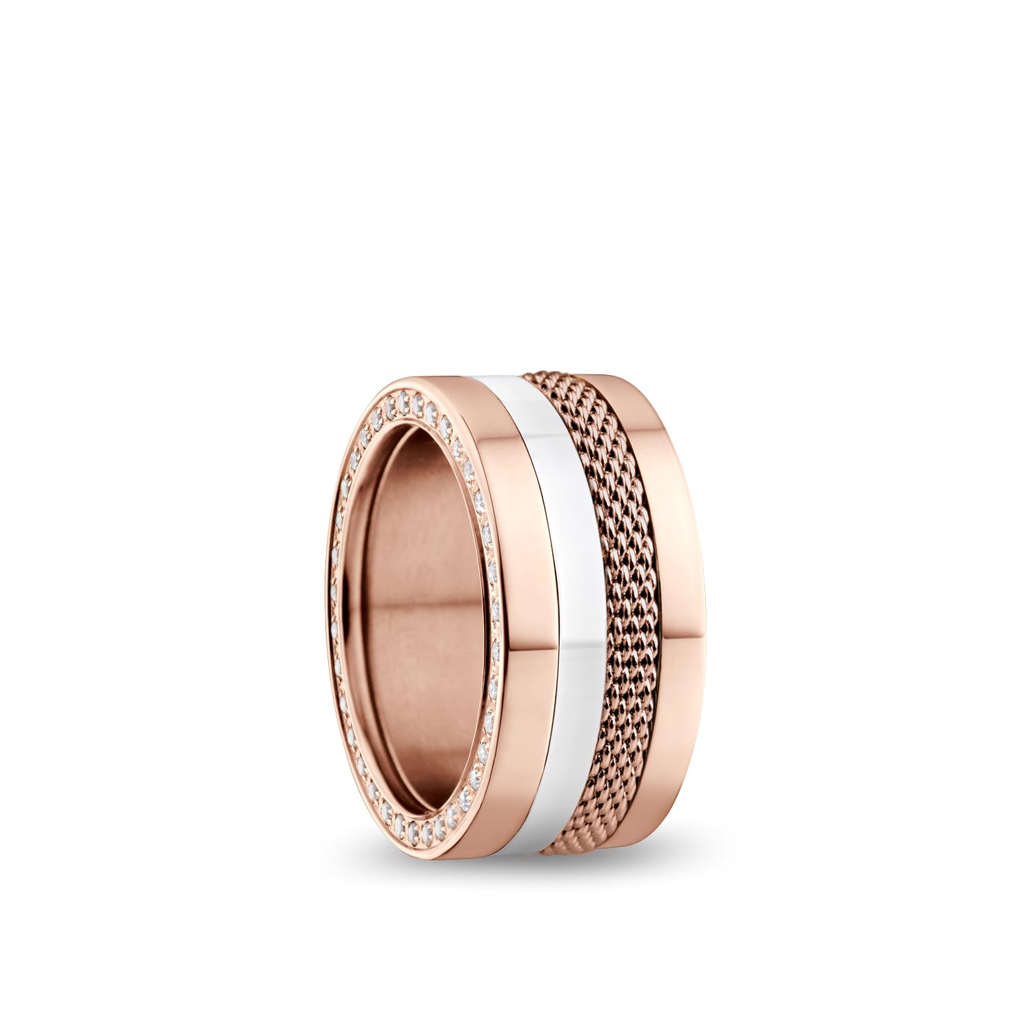 BERING Amstel 10, Stainless Steel, Cubic Zirconia