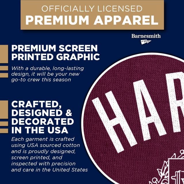 Image of Ivysport Crewneck Sweatshirt for College, Heritage Logo, Color, Adult Unisex
