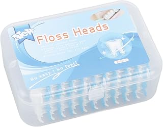Escova para palito de dentes, elimina o mau hálito, cabeça de silicone, 200 peças, escova interdental macia com estojo para viagem (azul)