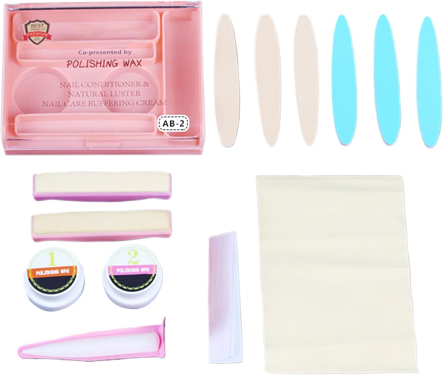 Manicure Set, Powder Nail Kit, 5.91 inches Heavy Duty Strengthener Professional Versatile Tools for Manicure Travel, Girls, Women, Home Beauty, Adults, Fashion and Restore