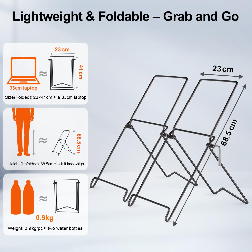 DOKIO Support de Panneau Solaire avec inclinaison réglable | pour panneau solaire pliable