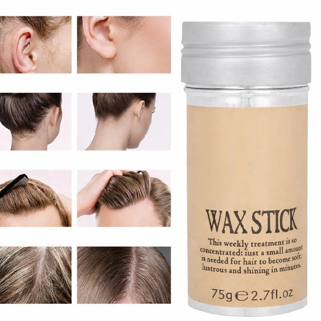 DOZZFESTI Hair Wax Stick for Women & Men - Hair Back Stick,Baby fly away hair fixer,no residue SilkTouch Wax,SilkTouch Wax,75gm. 1