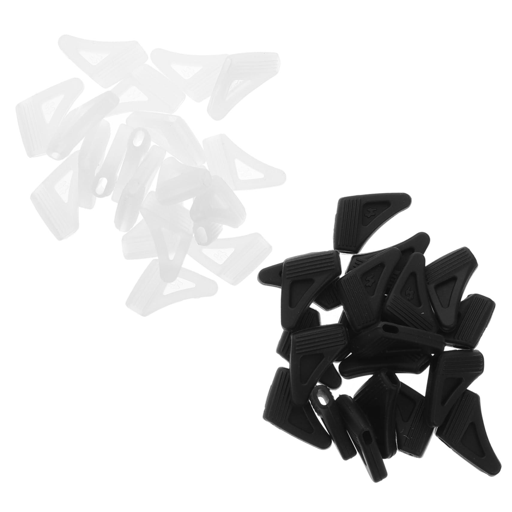 Ipetboom 20 Pairs Silicone Glasses Temples Comfortable Ear Hooks for Glasses Non-Slip Eyeglass Holders