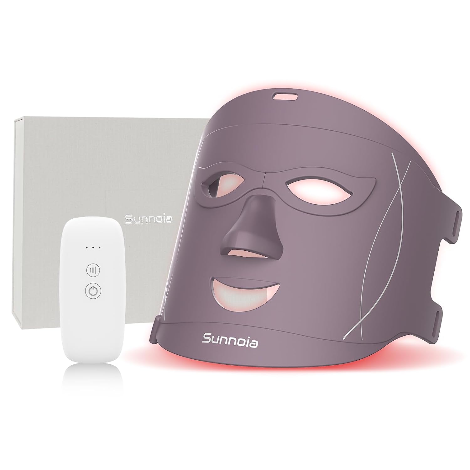 Red Light Therapy Mask for Face 850nm NIR, Red/Blue LED Light 3 Modes | 10min timer, auto shut-off – visible results in just 4 weeksSilicone Red Light Therapy Face Mask