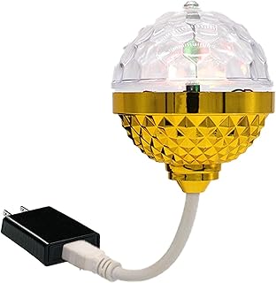 Disco Ball Lights for Parties | Colorful Rotating Disco Ball Shape Party Lights - Magic Stage Party Light for Birthday, Club, Bar, Christmas Home Decoration Party Supplies Coaoc