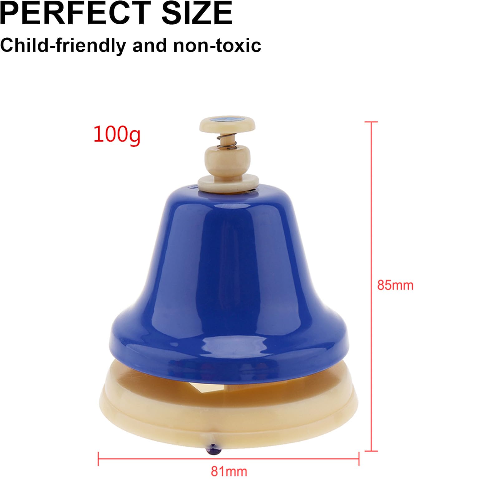 Snapklik.com : Hand Bells 8 Notes, Music Desk Bells Musical Percussion ...