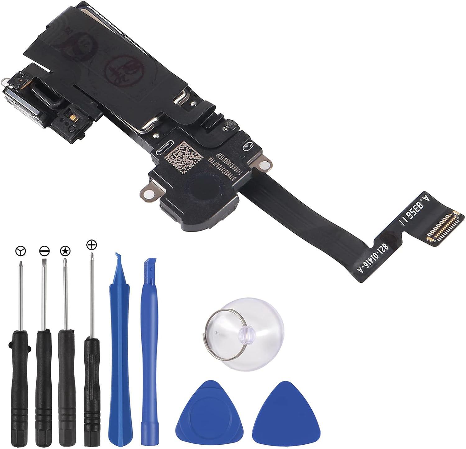 Earspeaker Light Sensor Flex Cable Incl Mic Compatible for iPhone Xs Max 6.5 inch with Tool Kit (for iPhone Xs MAX)