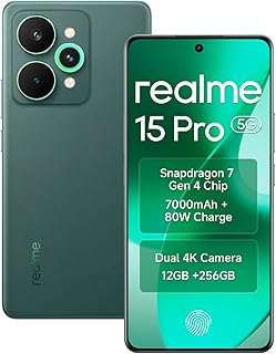 realme Smartphone 15 pro 5G, 12GB RAM 256GB ROM 6.8 Inch Display 144Hz, Snapdragon 7 Gen 4, Battery 7000mAh 80W Fast Charg Price In India