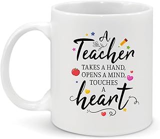 Teacher Coffee Mug 11Oz Teacher Christmas Gifts, Birthday Gift, Appreciation Gift for Teachers National Teachers Day Gifts for Women from Student