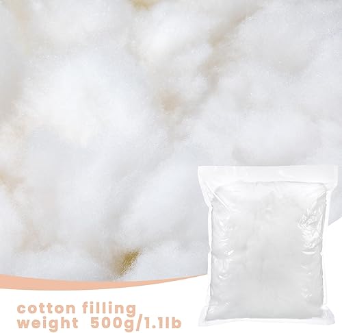 Vista 14 de Woanger Relleno de poliéster de 8.8 libras / 140 onzas para animales de peluche, cojines de algodón suave relleno de fibra de poliéster de alta