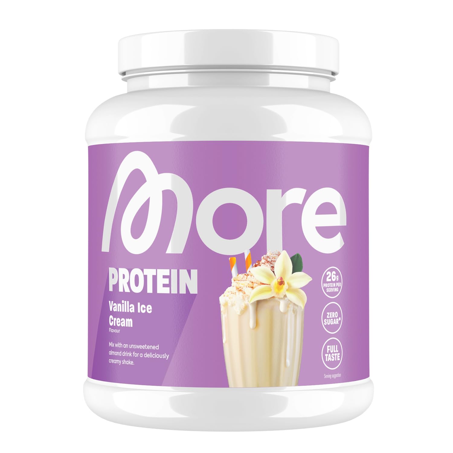 MORE Protein Vanille‑Eiscreme 600 g