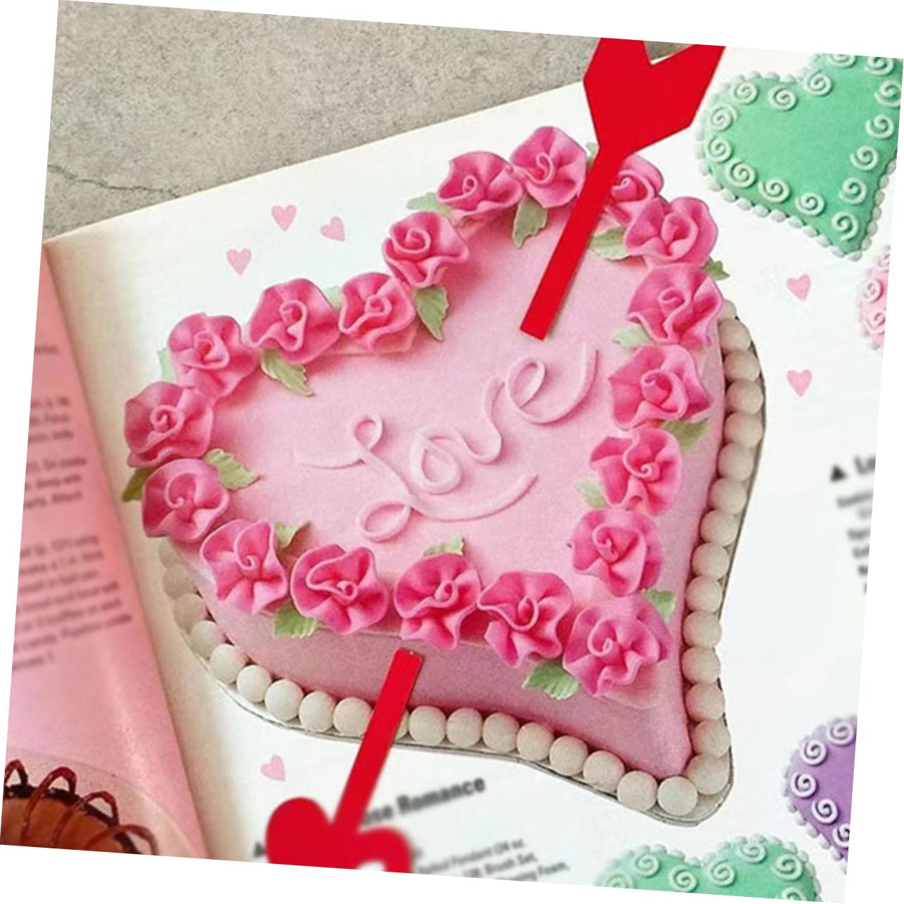 Toyvian 100piezas Adornos De Pastel De Cupido Para Decoración De San Valentín Toppers Para Tartas y Decoraciones Para Bodas y Fiestas