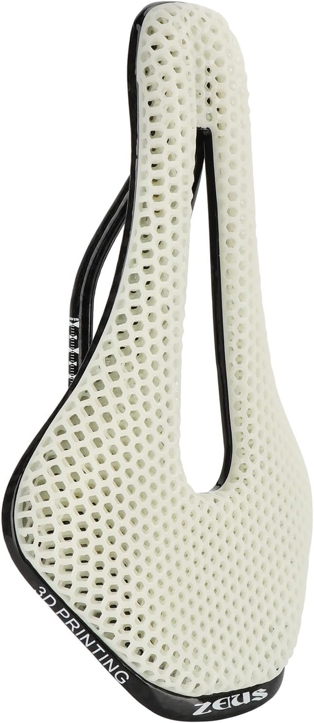 UNISTRENGH 3D Printed Bike Saddle Lightweight Breathable Waterproof Cushion Seat for Men and Women,Ideal for City Bike, MTB, BMX, Gravel Bikes, Road Bike