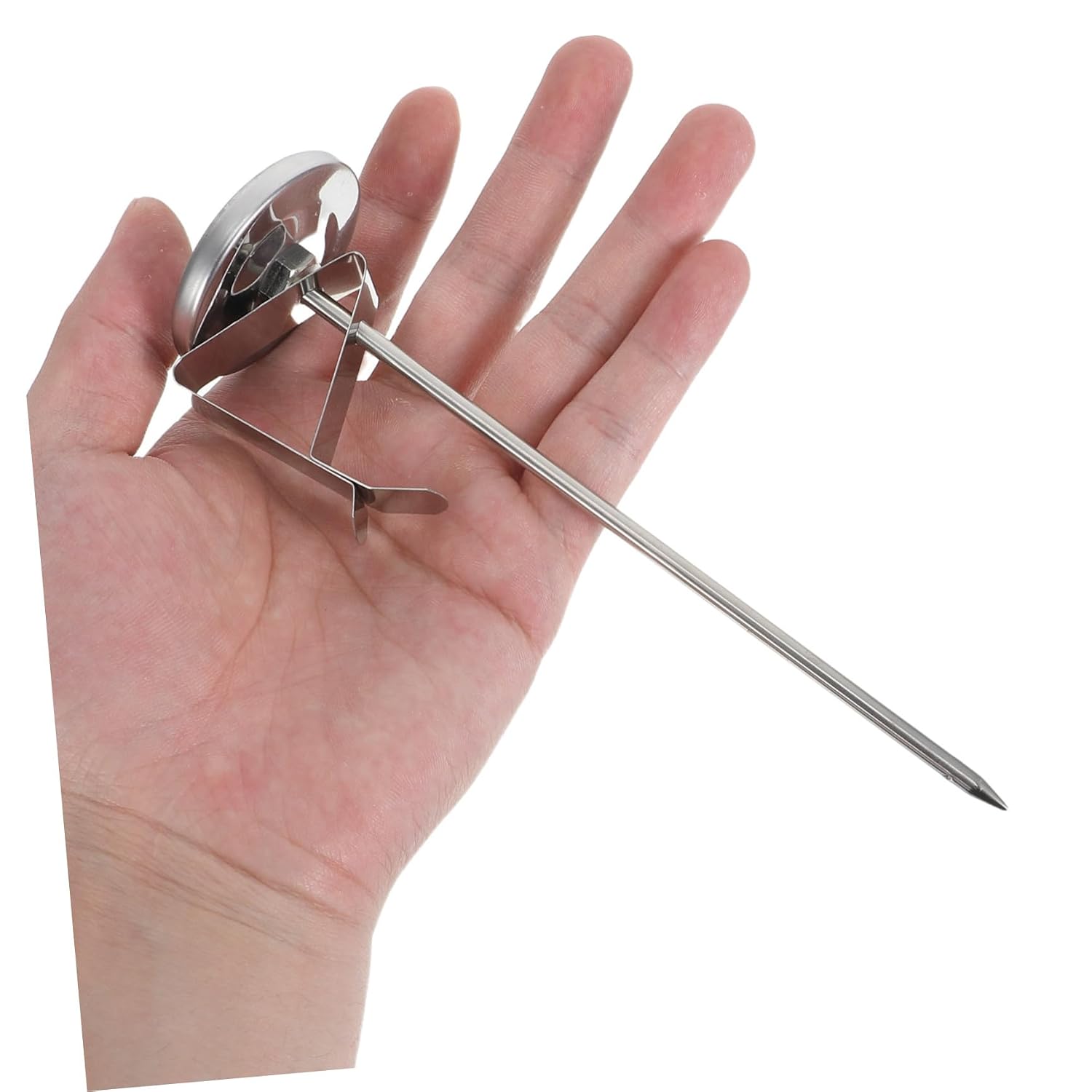 Candy Thermometer with Pot Clip, 145mm Long Probe Stainless Steel