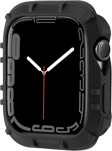 Miniatura 6 de Pelican - Protector Series - Funda protectora para Apple Watch Protection, compatible con Apple Watch Series 7 de 1.772in, color negro