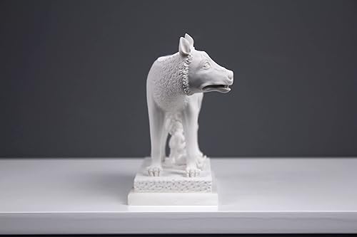 Miniatura 6 de Estatua Capitolina del lobo de Roma (Rómulo y Remo con She-Wolf) 7.9 in  7.9 pulgadas