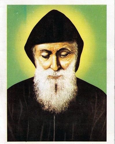 OVUNQUE PROTEGGIMI Religious Painting with Image of Saints and Saints, Canvas Wall Art with Sacred Print, Religious Decoration - Made in Italy (San Charbel, 20 x 20 cm) OVUNQUE PROTEGGIMI Religious Painting with Image of Saints and Saints, Canvas Wall Art with Sacred Print, Religious Decoration - Made in Italy (San Charbel, 20 x 20 cm)