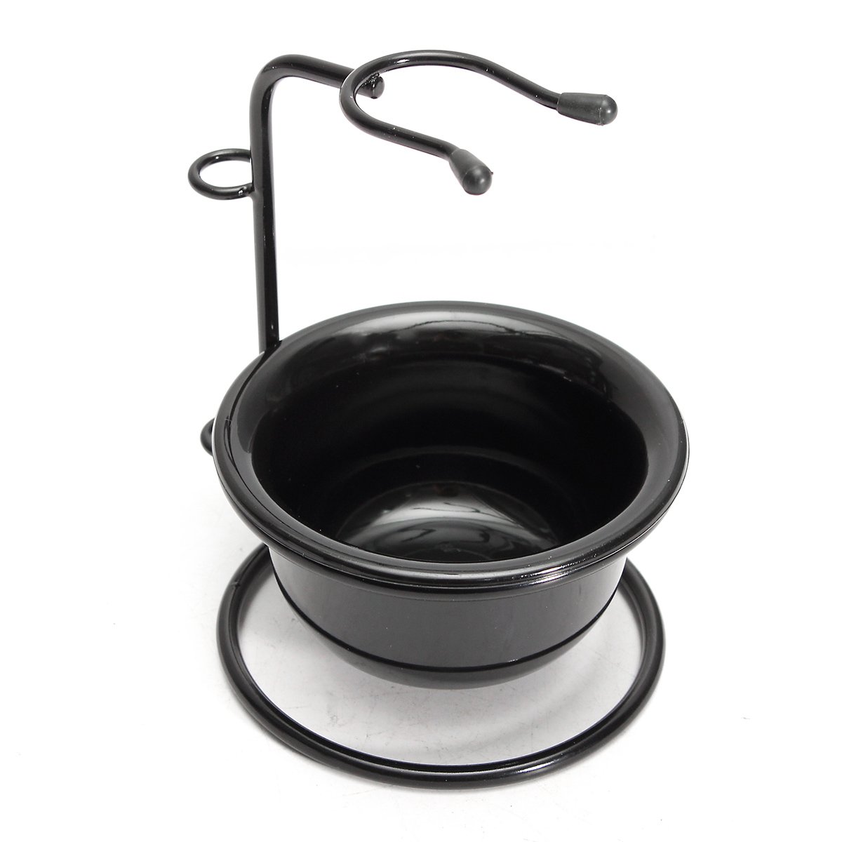 Other Accessories - Stainless Steel Shaving Brush Razor Stand Holder Shaving Bowl Mug Set - Paring Stadium Endure Skimming Basin Tolerate Grazing Trough Resist Sliver Arena Rack - 1PCs