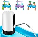 Water Table Pump: 3 Hours of Non-Stop Work Fun for Kids Battery Powered Water Outdoor Pump for Water Table White