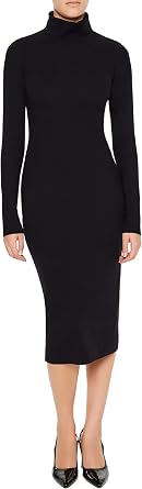 Forever 21 Womens Turtleneck Midi Sweater Dress