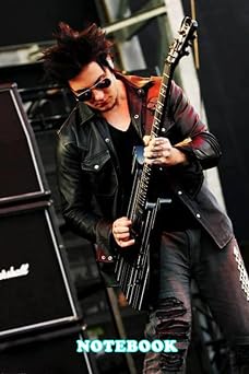 Notebook Synyster Gates Avenged Sevenfold Notebook Journal Gift Lined Paper Book for Writing, Perfect Present for Fans, Thankgiving Notebook Diary #568
