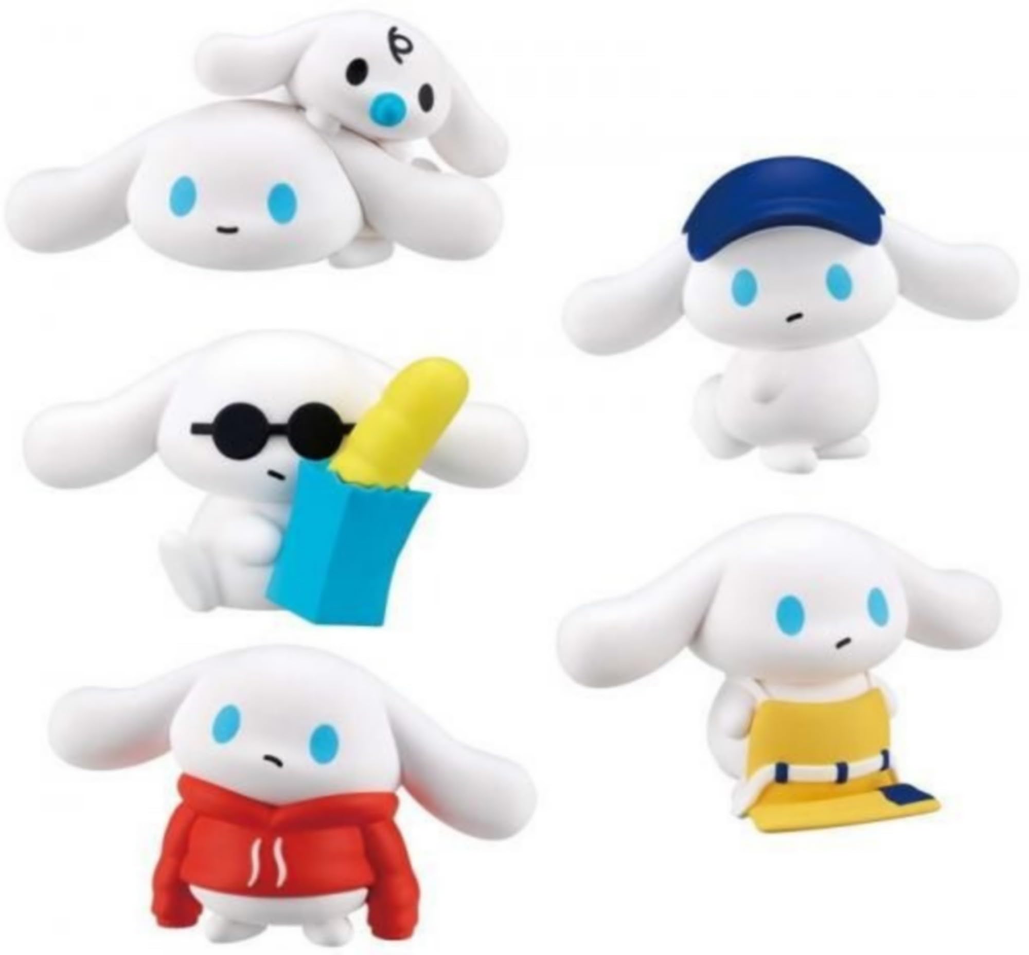 タカラトミーアーツ I.CINNAMOROLL ご自愛フィギュア(再販) × 全5種セット フルコンプ ガチャガチャ カプセルトイ