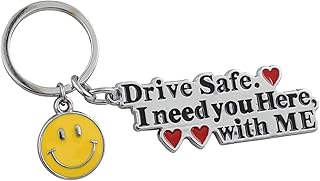 VIROM Drive Safe Keychain | Perfect Birthday, Anniversary, Valentine Gift for husband, Boyfriend metal keychain keychain f Price In India
