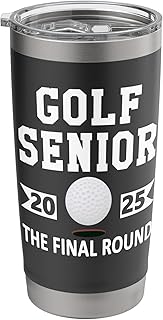 Golf Senior Class 2025 High School Senior Night Graduation Stainless Steel Insulated Tumbler