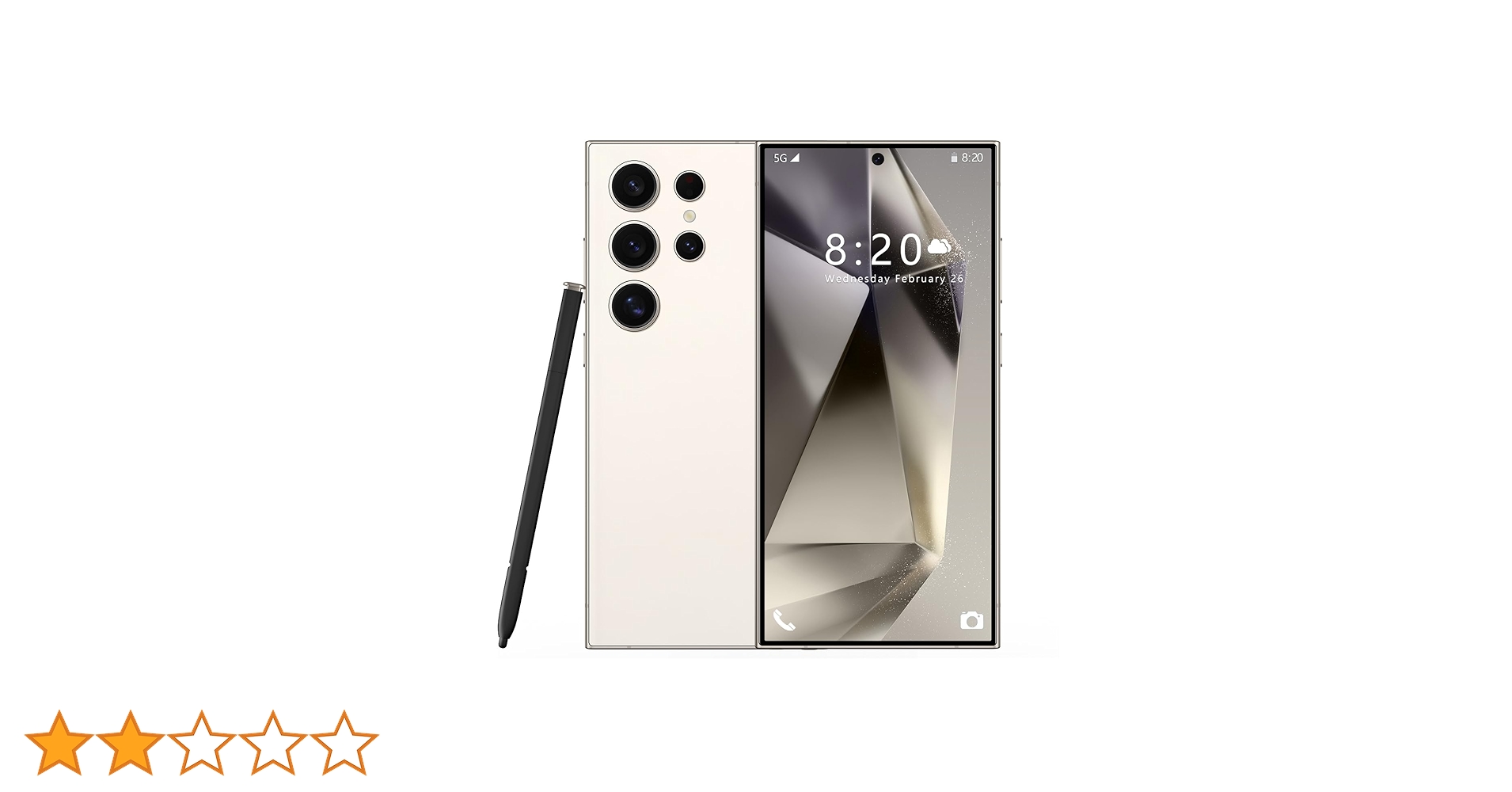 ホワイト スマートフォン デュアルカメラ Amazon | I24 Ultra スマホ、5G スマートフォン、3GB+64GB