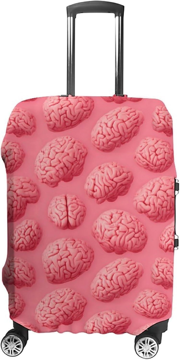 Funny Brain Travel Luggage Cover Suitcase Protector