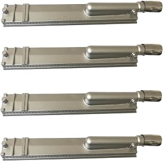 𝙐𝙥𝙜𝙧𝙖𝙙𝙚𝙙 4PC Heavy Duty Cast Stainless Steel BBQ Grill Burners Replacement Parts for Premium Gas Grills from Bull, Cal Flame Aussie Blaze CharBroil NEXGRILL Thermos Turbo Grills…