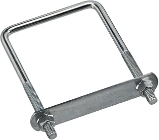 Stanley National Hardware 2192BC #666-3/8"x3-5/8"x6" Zinc Plated U Bolt w/o Plate w/Hex Nuts
