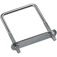 Vista 9 de National Hardware N245-027 2192BC perno cuadrado en U de tamaño para madera, chapado en zinc (paquete de 2)