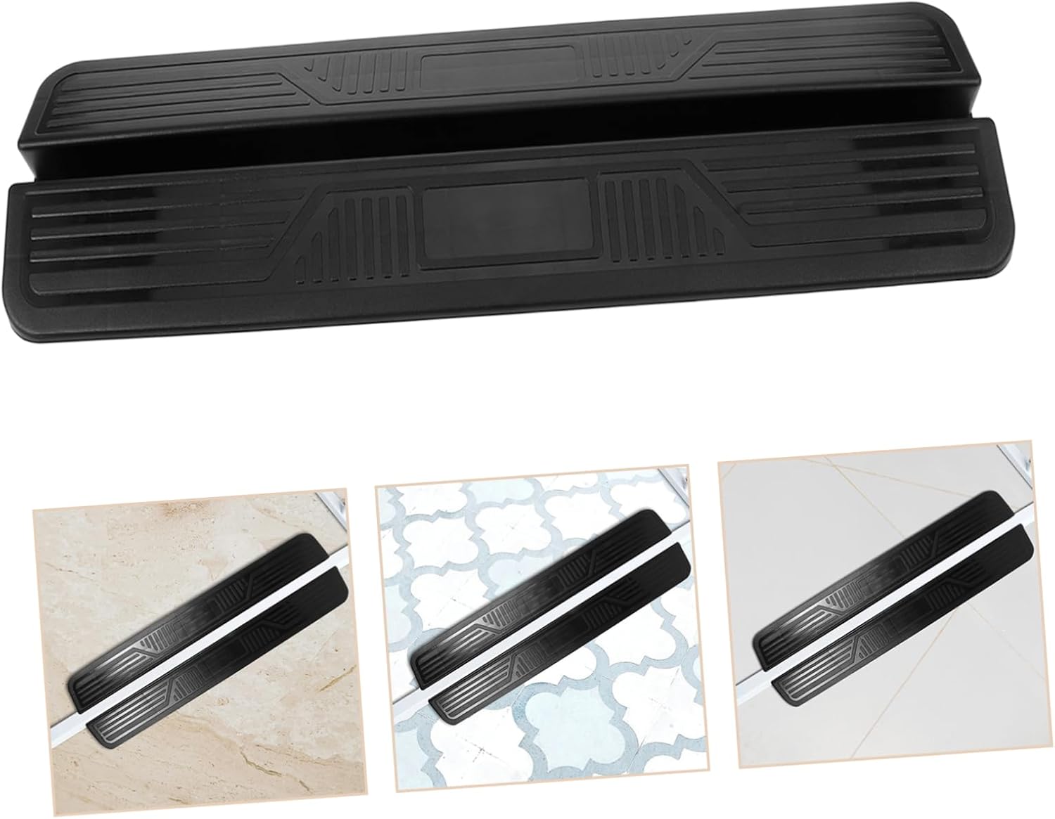 VICASKY 3pcs Pet Ramp for Doorways Durable Anti-Skid Design Easy Installation for Small to Large Dogs Portable Safety Accessory for Indoor Use