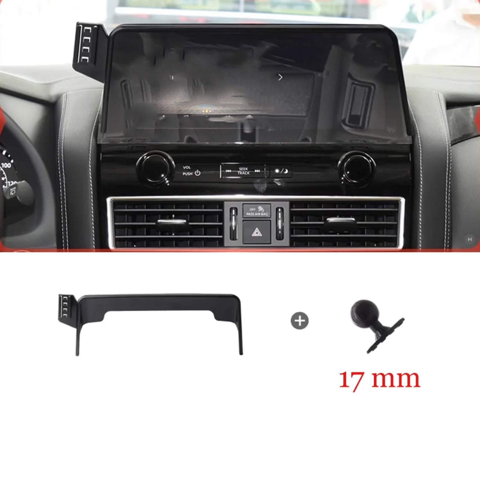 Soporte Móvil Coche para Nissan Patrol Y62 Armada 2022-2024, Soporte para teléfono móvil para Coche con Clip para Rejilla de ventilación