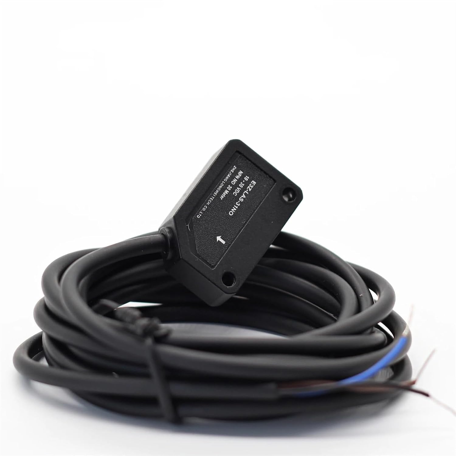 Laser Beam Photoelectric Switch Infrared Sensor NPN PNP 30meter Far Distance Transmission Small Photo Switches E3Z-LAS(NPN NO (NO))