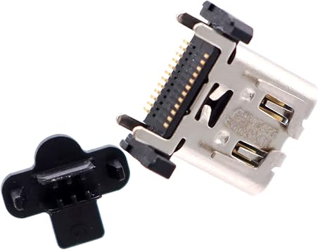 Deal4GO 1-Pack Front USB Type-C Port Socket Replacement for PS5 P1aystation 5 Console Motherboard USB-C Connector Jack