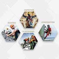 Vista 6 de AFP Demon Fall Protection Comfortable Safety Harness (OSHA/ANSI PPE)