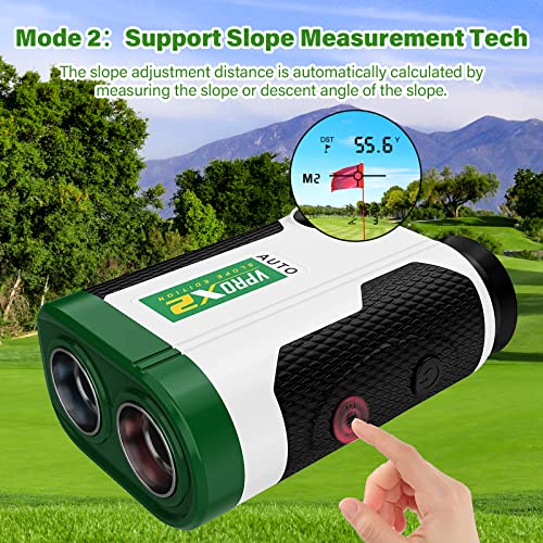 Bozily Golf Rangefinder With Slope, 6X Laser Range Finders, 1500 Yards Laser Rangefinder Kits With Carrying Case, Flag-Lock Tech With Vibration, Continuous Scan Tech, Free Battery #TOP4