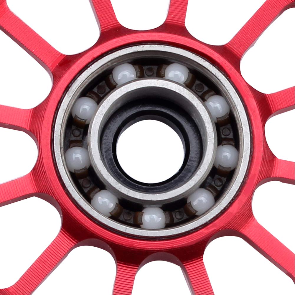 Poulies Vélo Performance Derailleur 6 Vitesses 2pcs Poulie En Céramique Et Alliage D'aluminium Dérailleur Arrière Patte Derailleur Arriere Kit Poulie Vélo Route Tout Terrain Poulies Vélo Performance Derailleur 6 Vitesses 2pcs Poulie En Céramique Et Alliage D'aluminium Dérailleur Arrière Patte Derailleur Arriere Kit Poulie Vélo Route Tout Terrain