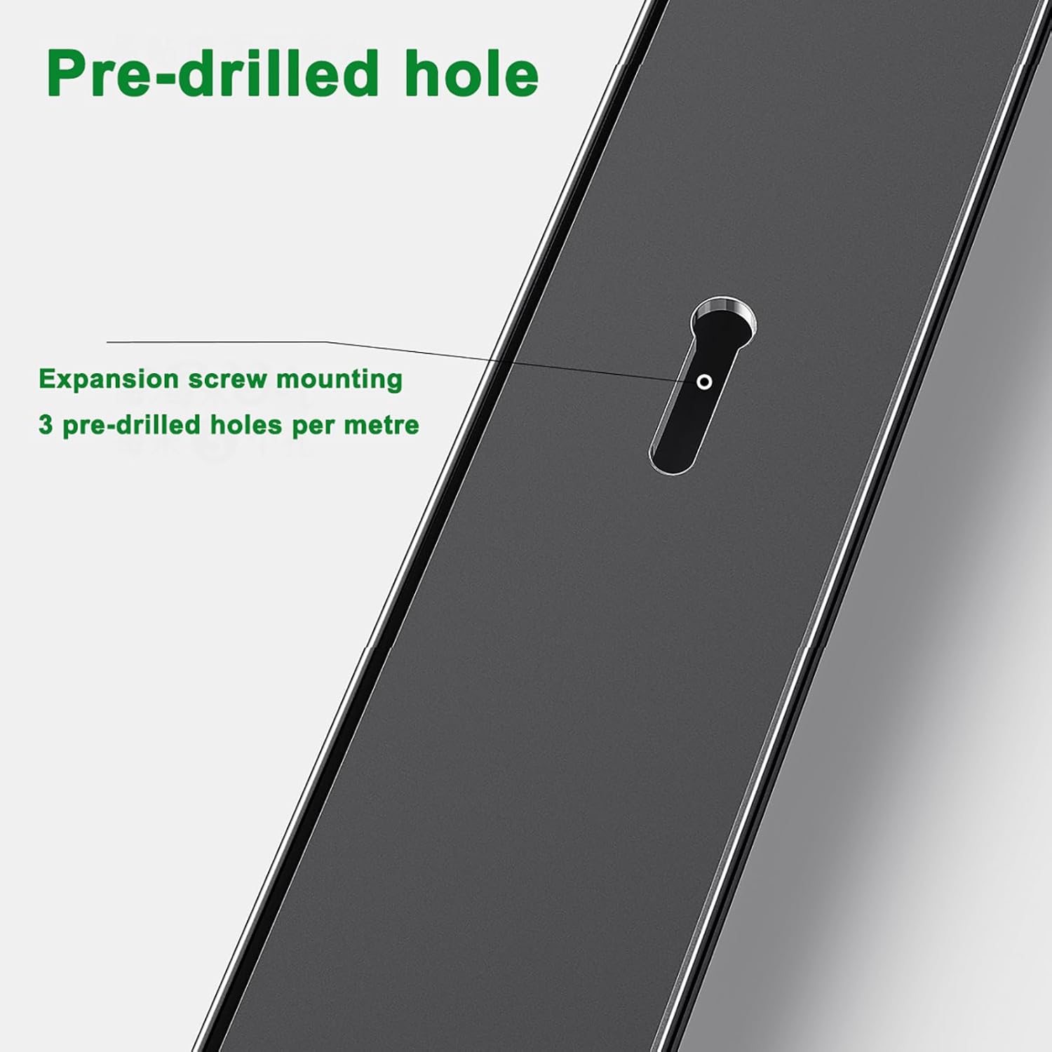 Ceiling Curtain Rail, Aluminium Curtain Track Ceiling Mount, Pre-drilled Hole, Room Divider Curtain Rods, Ceiling Shower Curtain Tracks Perfect For Privacy In Open Rooms(Size:1.3M,Color:White)