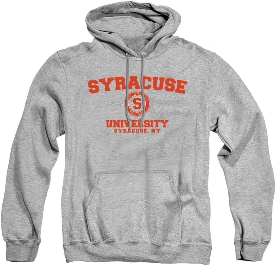 Syracuse University Official Circle Logo Unisex Adult Pull-Over Hoodie