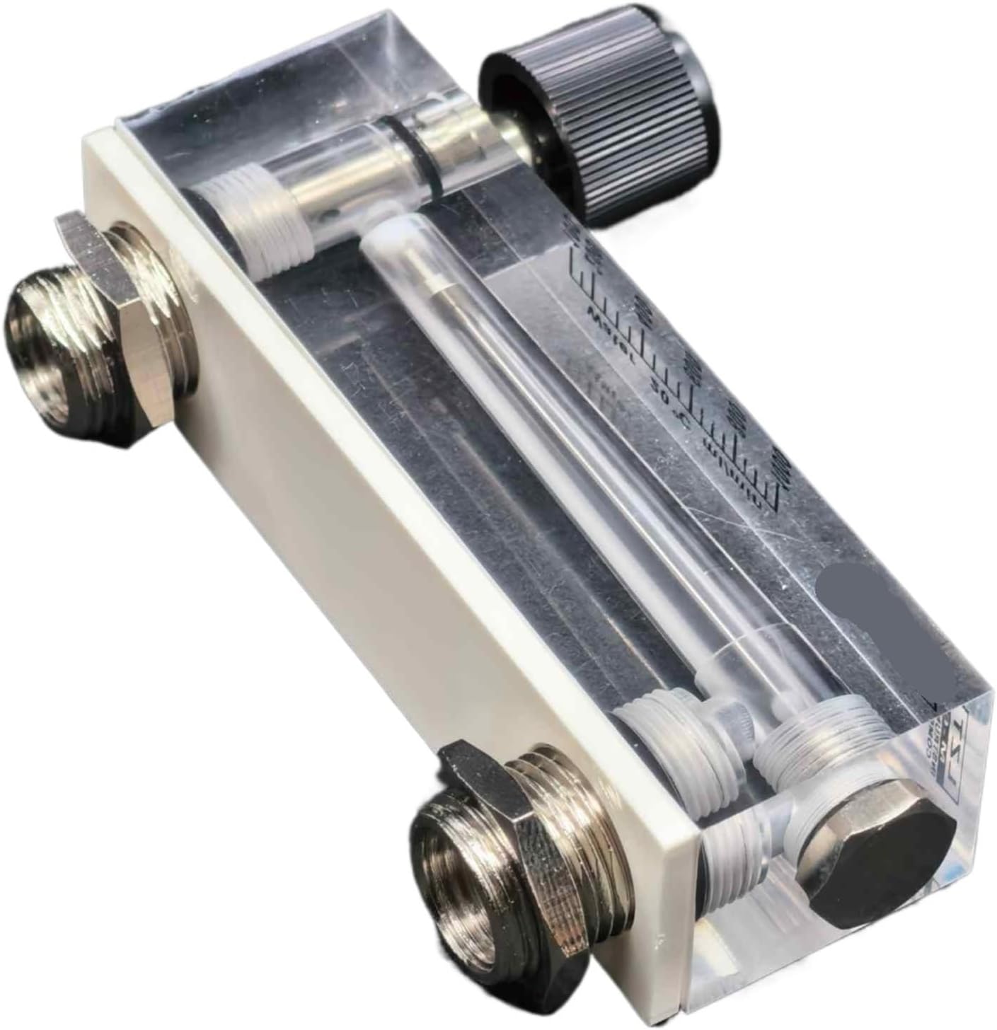 1pcs 0.1-1 0.5-5 1-10 2-20 3-30 4-40 5-50 10-100 LPM 1/4" Gas Flowmeter Air Flow Meter Panel Type Rotameter LZT-6T(3-30LPM)