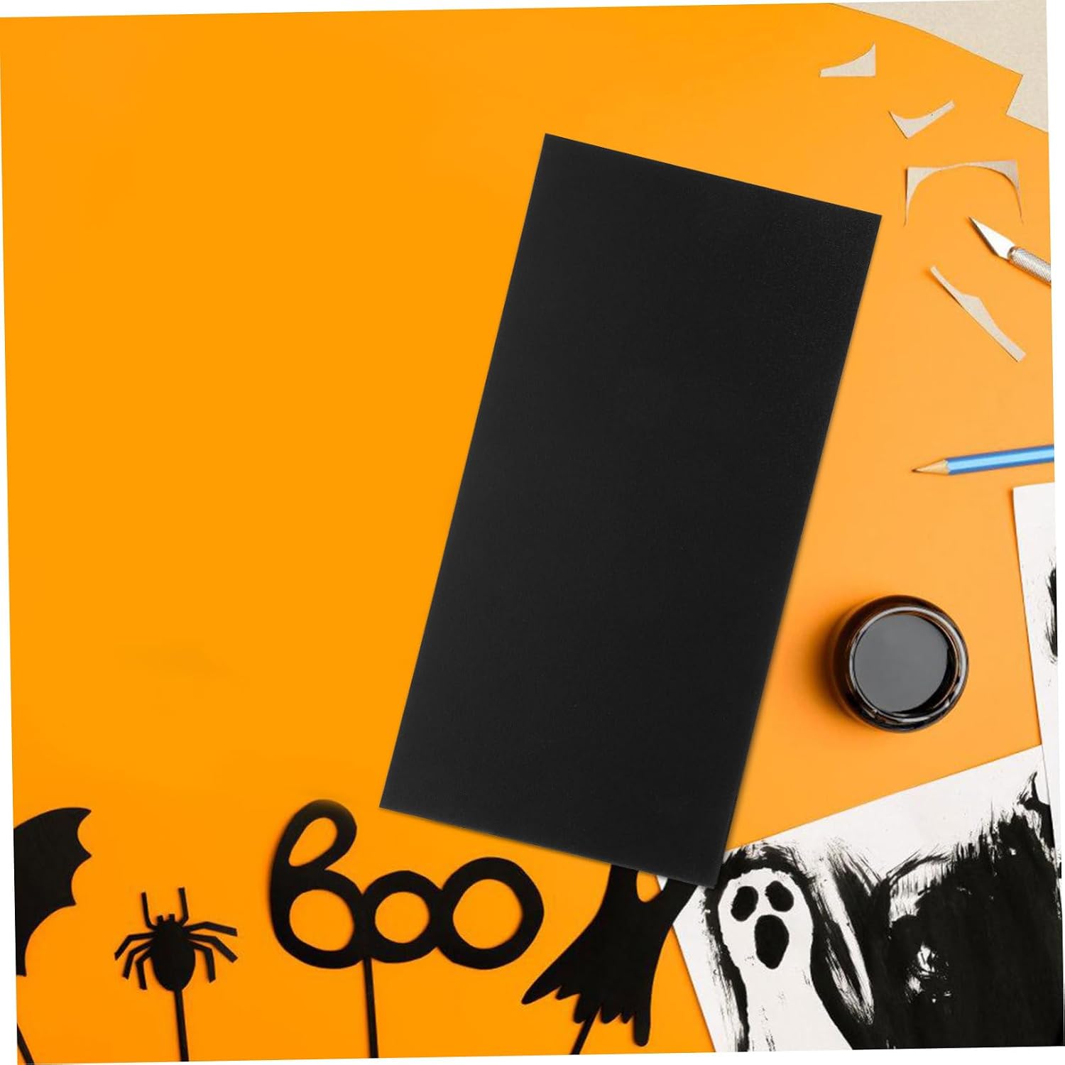 Luxshiny Thermal Forming Abs Plastic Sheets 1/16in Thick Black Laminate Sheet DIY Plate Panel